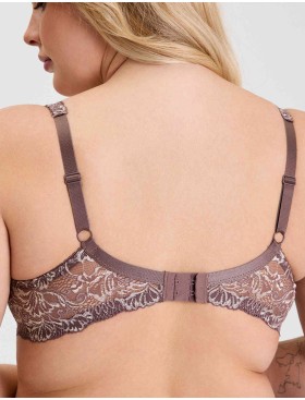 Кружевной бюстгальтер на поролоне Lina A 6086 перец, Цвет: перец, Размеры: 85C, изображение 2