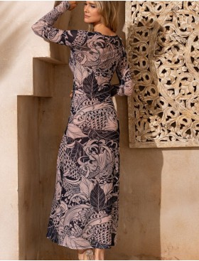 Туника для пляжа Mia-Amore VIRGINY 2280, Цвет: бежевый, Размеры: 2XL, изображение 2