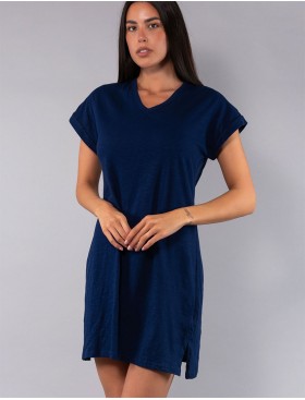 Сорочка из хлопка Sielei CITY CI28 blu, Цвет: blu (синий), Размеры: 2XL