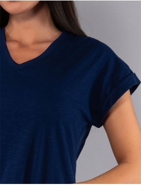 Сорочка из хлопка Sielei CITY CI28 blu, Цвет: blu (синий), Размеры: 2XL, изображение 3