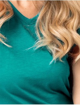 Сорочка из хлопка Sielei CITY CI28 turchese, Цвет: turchese (бирюзовый), Размеры: 4XL, изображение 4