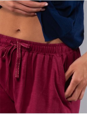 Пижама из хлопка Sielei CITY CI16 blu/ciliegia, Цвет: blu/ciliegia (синий/бордо), Размеры: 2XL, изображение 6