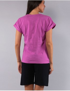 Хлопковый комплект с шортами Sielei CITY CI19 pink/nero, Цвет: pink/nero (розовый/черный), Размеры: 3XL, изображение 2