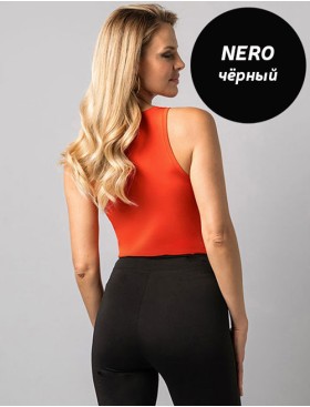 Майка на широких бретелях Sielei DAILY MD07 nero, Цвет: nero (черный), Размеры: M, изображение 2