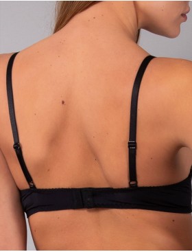 Комплект Sielei CAMILLE балконет+слипы 79325 nero, Цвет: nero (черный), Размеры: 85B, изображение 2