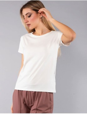 Футболка из вискозы Sielei DAILY MD09 bianco, Цвет: bianco (белый), Размеры: 2XL, изображение 3