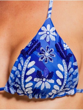 Купальный бюст шторка Cosita Linda CLB26072 MEXICAN BLAZE, Цвет: синий, Размеры: M, изображение 3