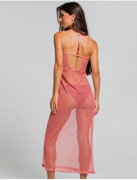 Полупрозрачное платье Cosita Linda CLC26032 VIBRANT SOUL, Цвет: розовый, Размеры: L, изображение 2