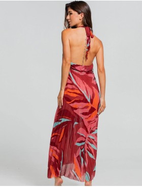 Длинное пляжное платье Cosita Linda CLC26052 RAINFOREST RADIANCE, Цвет: мульти, Размеры: M, изображение 3