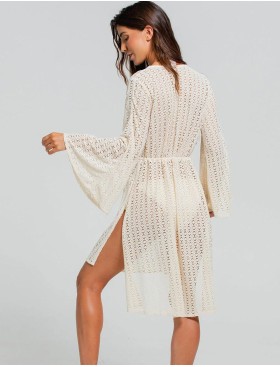Пляжный халат Cosita Linda CLC26121 ETHEREAL NATURE, Цвет: молочный, Размеры: M, изображение 2