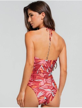 Слитный купальник с вырезом Cosita Linda CLM26051 RAINFOREST RADIANCE, Цвет: мульти, Размеры: M, изображение 3