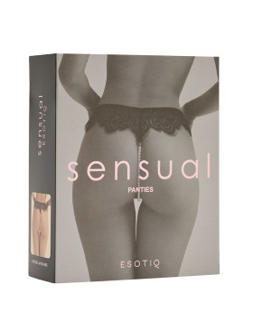 Эротические трусики стринги Esotiq POTION 44159 черный, Цвет: черный, Размеры: S/M, изображение 8