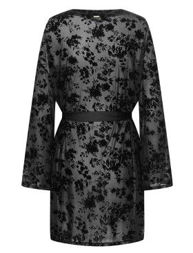 Кружевной пеньюар Esotiq ZEQUINE 44179 черный, Цвет: черный, Размеры: L/XL, изображение 9