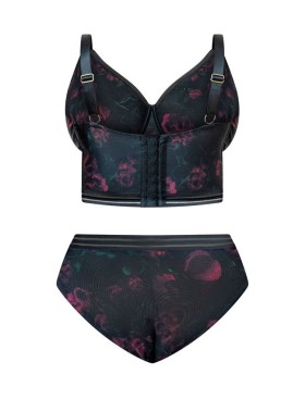 Трусы слипы Kris Line BLOSSOM briefs, Цвет: черный+сиреневый, Размеры: L, изображение 6