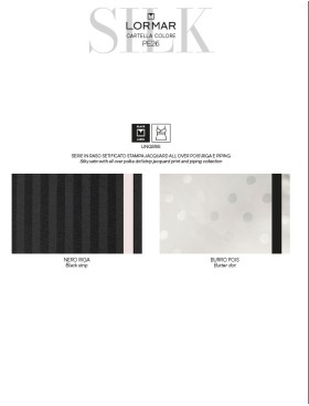 Пижама с жаккардовыми полосками Lormar SILK 654146LU nero riga, Цвет: nero riga (черные полоски), Размеры: S, изображение 3