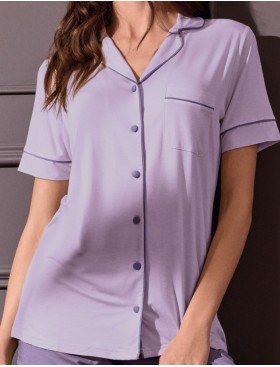 Комплект с шортами Lormar TODAY 654100CO violette/glicine, Цвет: violette/glicine (фиолетовый), Размеры: L, изображение 2