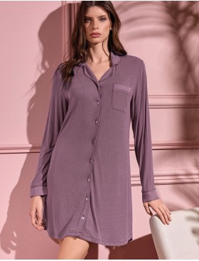 Длинная рубашка на пуговицах Lormar YOGA 634116LU maquillage, Цвет: maquillage (пудрово-розовый), Размеры: XL