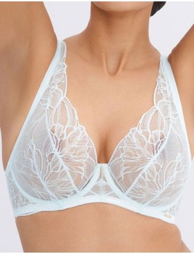 Бюстгальтер бралетт Alles SOFT BLUR M Bralette mint, Цвет: светло-голубой, Размеры: 65D