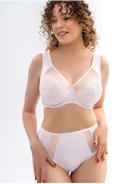 Бюстгальтер мягкий с широкими бретелями Honey H48-25-L белый, Цвет: белый, Размеры: 100D, изображение 4