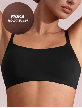 Бюстгальтер-топ с вкладышами Infiore EVOLUTION 701 moka, Цвет: moka (кофе), Размеры: 75B