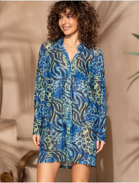 Пляжная рубашка Mia-Amore RUMBA 2372, Цвет: мультицвет, Размеры: 2XL