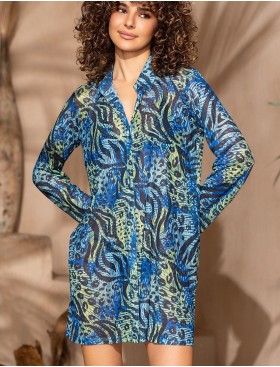 Пляжная рубашка Mia-Amore RUMBA 2372, Цвет: мультицвет, Размеры: 2XL, изображение 3