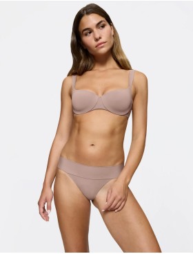 Бюстгальтер балконет Triumph BODY MAKE-UP ILLUSION BALCON EX, Цвет: серо-бежевый, Размеры: 70B, изображение 3