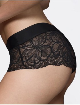 Кружевные трусы-шорты Triumph BODY MAKE-UP ILLUSION LACE shorty чёрный, Цвет: чёрный, Размеры: M, изображение 3