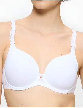 Бюстгальтер формованный Triumph WILD AZALEA FLORALE WP белый, Цвет: белый, Размеры: 70E