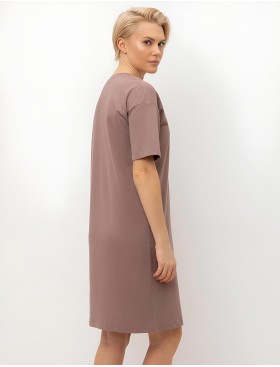 Сорочка для сна Very Neat ПУДЕЛЬ Е10065 капучино, Цвет: капучино, Размеры: 4XL, изображение 2