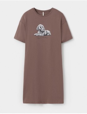 Сорочка для сна Very Neat ПУДЕЛЬ Е10065 капучино, Цвет: капучино, Размеры: 4XL, изображение 4