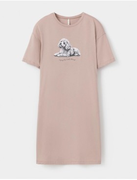 Сорочка для сна Very Neat ПУДЕЛЬ Е10065 кофейный, Цвет: кофейный, Размеры: XL, изображение 4