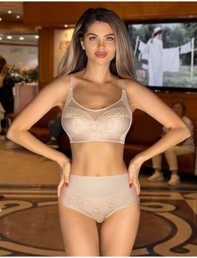 Трусы комфорт Albina L ШАРМ 440 серебристый пион, Цвет: серебристый пион, Размеры: L, изображение 3