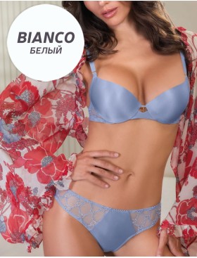 Комплект Leilieve MY LOOK пуш-ап+бразилиана M1158 bianco, Цвет: bianco (белый), Размеры: 70B