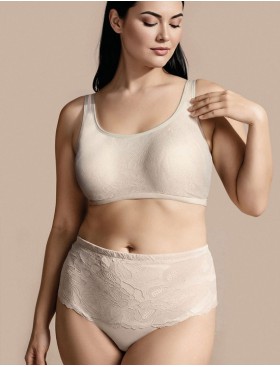 Бюстгальтер топ без косточек Lormar UNICA milk, Цвет: milk (молоко), Размеры: 70D, изображение 4