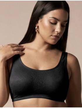 Бюстгальтер топ без косточек Lormar UNICA nero, Цвет: nero (черный), Размеры: 70D, изображение 3