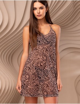 Пляжный сарафан Mia-Amore BEVERLY 2390 бежевый, Цвет: бежевый, Размеры: L