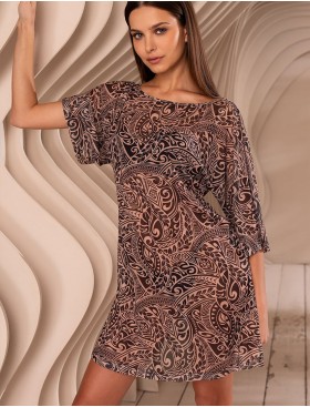Короткая туника Mia-Amore BEVERLY 2393 бежевый, Цвет: бежевый, Размеры: 2XL/3XL