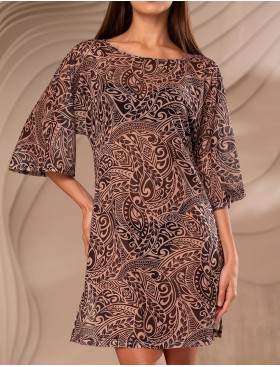 Короткая туника Mia-Amore BEVERLY 2393 бежевый, Цвет: бежевый, Размеры: 2XL/3XL, изображение 3