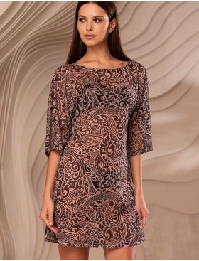 Короткая туника Mia-Amore BEVERLY 2393 бежевый, Цвет: бежевый, Размеры: 2XL/3XL, изображение 4
