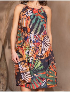 Короткий сарафан Mia-Amore COLIBRI 5680, Цвет: мультицвет, Размеры: M, изображение 4
