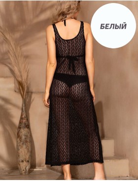 Пляжное ажурное платье Mia-Amore FORTUNATA 5665 белый, Цвет: белый, Размеры: 3XL, изображение 2