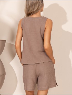 Хлопковый комплект Mia-Amore NANCY 6032 шоколадный, Цвет: шоколадный, Размеры: 3XL, изображение 2