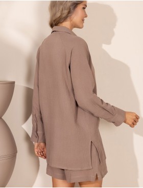 Хлопковый комплект Mia-Amore NANCY 6036 шоколадный, Цвет: шоколадный, Размеры: 4XL, изображение 2