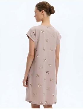 Сорочка с коротким рукавом Very Neat КОШКИ Е10068 капучино, Цвет: капучино, Размеры: XL, изображение 2