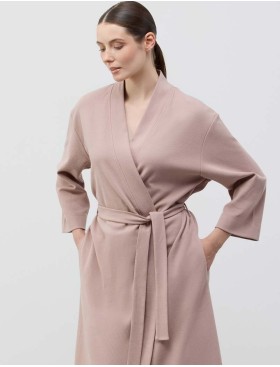 Халат из вафельного хлопка Very Neat КОШКИ Е50032 капучино, Цвет: капучино, Размеры: L
