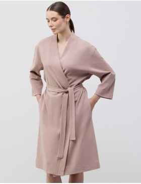 Халат из вафельного хлопка Very Neat КОШКИ Е50032 капучино, Цвет: капучино, Размеры: L, изображение 2