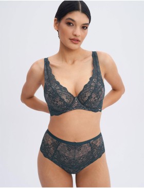 Кружевной бюстгальтер Alles MAREA M bralette темно-зеленый, Цвет: темно-зеленый, Размеры: 80E, изображение 5