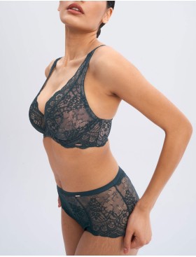Кружевной бюстгальтер Alles MAREA M bralette темно-зеленый, Цвет: темно-зеленый, Размеры: 80E, изображение 6