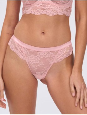 Кружевные стринги Alles POWDER WHISPER stringi pink, Цвет: розовый, Размеры: S